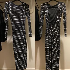 Special occasion studded dress